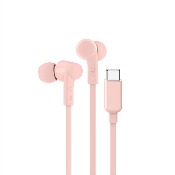 Belkin Rockstar In Ear cuffia cavo, USB-C, rosa G3H0002hqPKV2