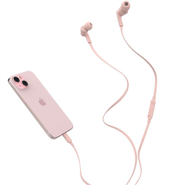Belkin Rockstar In Ear cuffia cavo, USB-C, rosa G3H0002hqPKV2