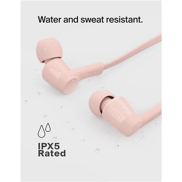 Belkin Rockstar In Ear cuffia cavo, USB-C, rosa G3H0002hqPKV2