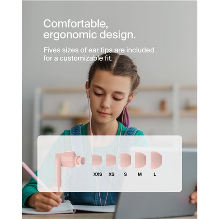 Belkin Rockstar In Ear cuffia cavo, USB-C, rosa G3H0002hqPKV2