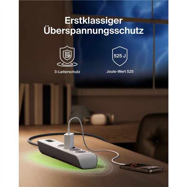 Belkin Presa multipla 4 prese 2 metri cavo alim. BSV400vf2M-V2