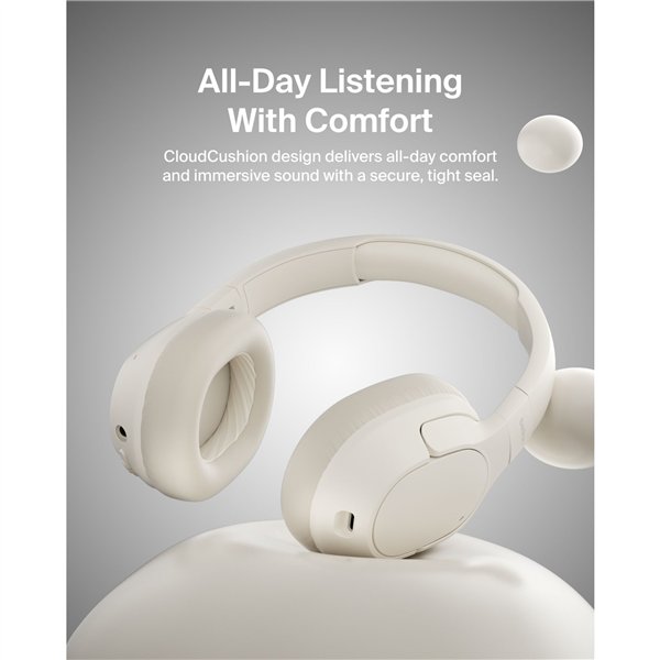 Belkin Soundform Isolate cuffie senza fili, sabbia AUD008hqSA