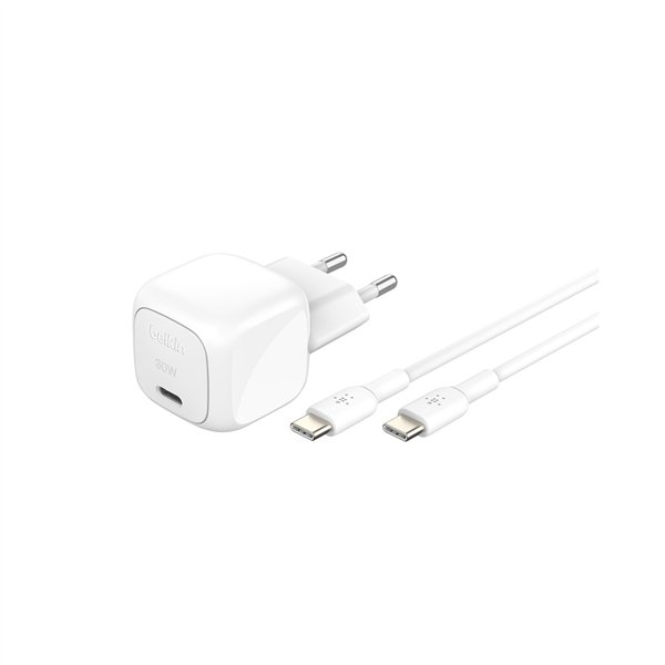 Belkin BOOST caric. USB-C/Light. 30WLad.PD,bi+Kab.WCA008kq1MWH-B5