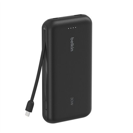 Belkin Powerbank 20.000mAh nero 30W integr.USB-C Kab. BPB024hqBK