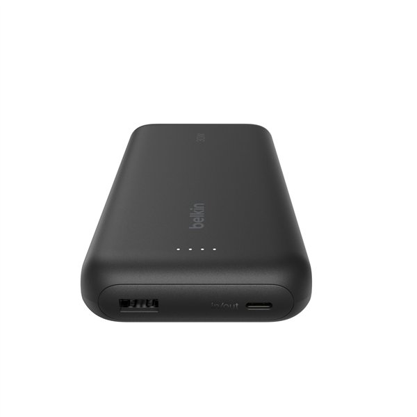 Belkin Powerbank 20.000mAh nero 30W integr.USB-C Kab. BPB024hqBK