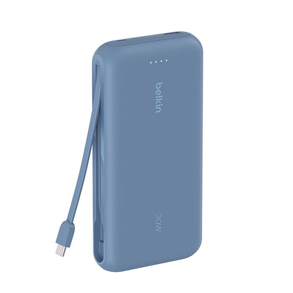 Belkin Powerbank 20.000mAh blu 30W integr.USB-C Kab. BPB024hqBL