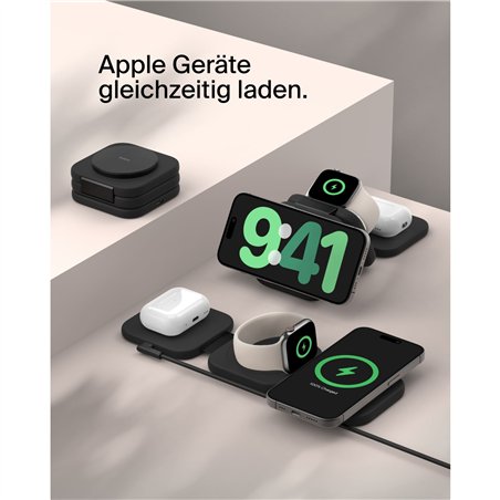 Belkin Boost Charge PRO Qi2 3in1 magn.trav.Char.+Tipps WIZ024hqBK