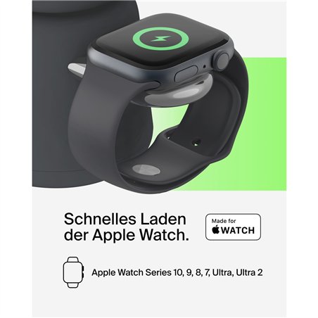 Belkin BOOST Charge PRO 15W mag. car.Qi2 2in1 grig.sc.WIZ027vfH36