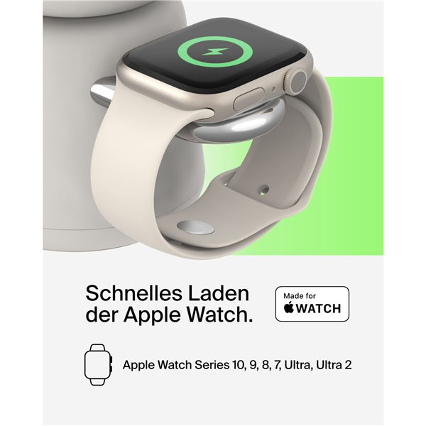 Belkin BOOST Charge PRO 15W mag. car.Qi2 2in1 sabbia WIZ027vfH37