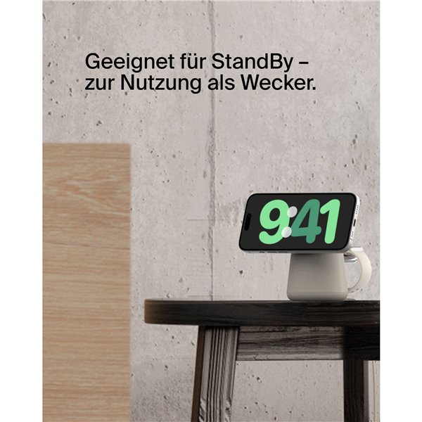 Belkin BOOST Charge PRO 15W mag. car.Qi2 2in1 sabbia WIZ027vfH37