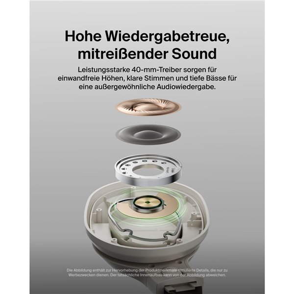 Belkin Soundform Surround sabbia cuffie, senza fili    AUD009hqSA