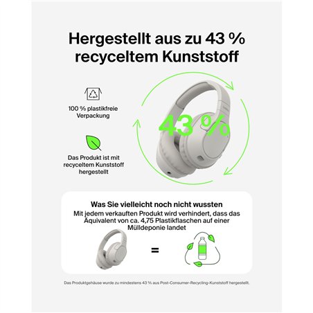 Belkin Soundform Surround sabbia cuffie, senza fili    AUD009hqSA