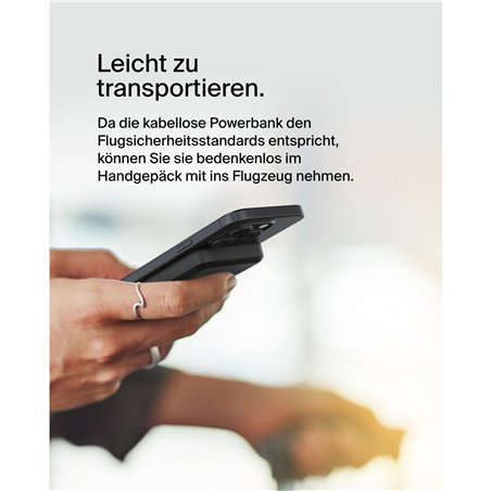 Belkin BoostCharge Pro Powerbank magn. Qi2 15W 5K nero BPD006BTBK