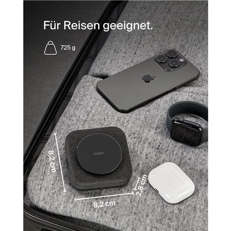 Belkin BoostCharge PRO Qi2 15W mag.Lades.f.unterwegs WIZ026vfBK
