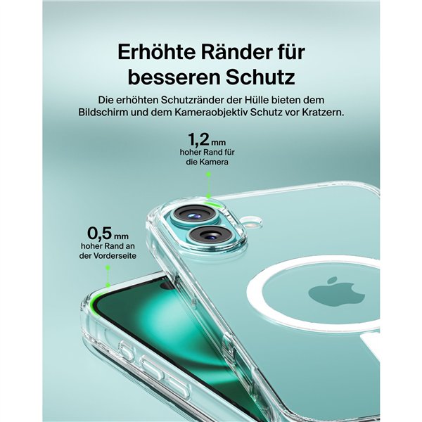 Belkin ScreenForce cust.prot.ma. iPhone 16 Plus trasp. MSA026hqCL