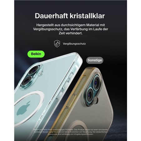 Belkin ScreenForce cust.prot.ma. iPhone 16 Plus trasp. MSA026hqCL