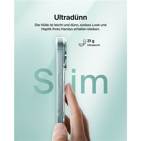 Belkin ScreenForce cust.prot.ma. iPhone 16 Plus trasp. MSA026hqCL