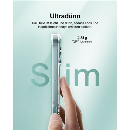 Belkin ScreenForce cust.prot.ma. iPhone 16 Plus trasp. MSA026hqCL