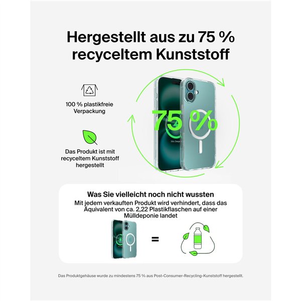 Belkin ScreenForce cust.prot.ma. iPhone 16 Plus trasp. MSA026hqCL