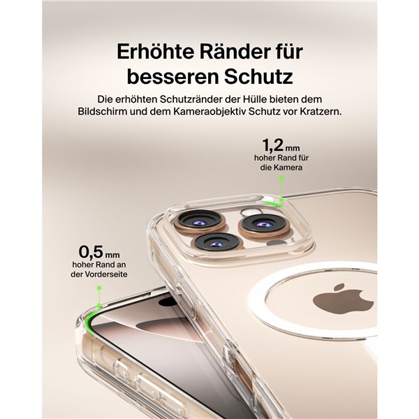 Belkin ScreenForce magnet. Case. iPhone 16 ProMax tran.MSA028hqCL