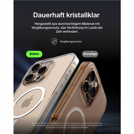 Belkin ScreenForce magnet. Case. iPhone 16 ProMax tran.MSA028hqCL