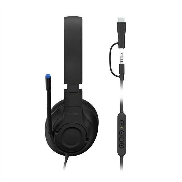 Belkin Gaming On-Ear cuffia per bambini con cavo ENA011hqBK