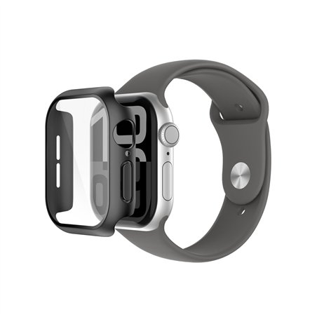 Belkin Temp.Curve 2in1 360 antib Displ.Apple Watch 10, 42mm nero