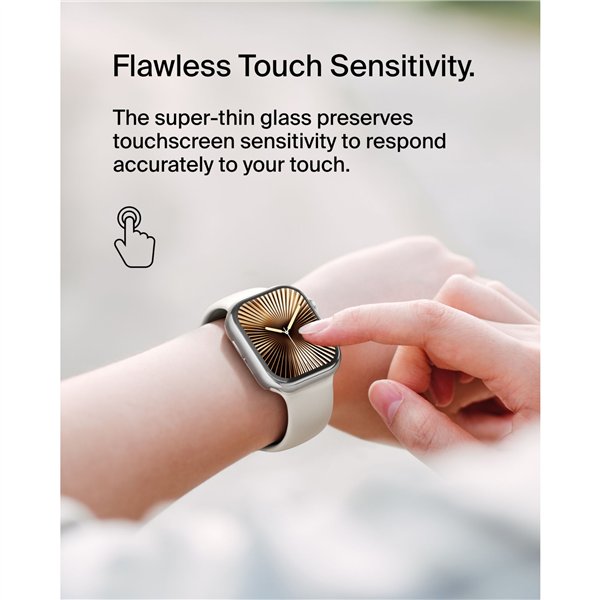 Belkin Temp.Curve 2in1 360 antib Displ.Apple Watch 10, 42mm tras.