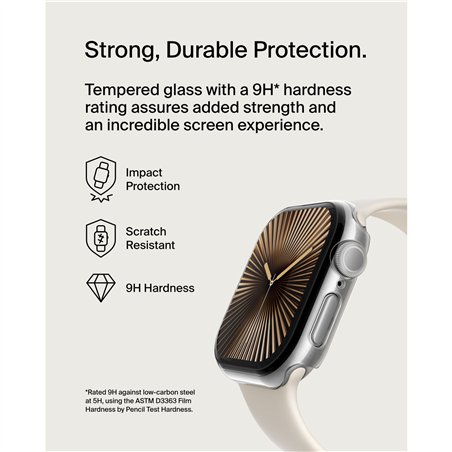 Belkin Temp.Curve 2in1 360 antib Displ.Apple Watch 10, 46mm tras.