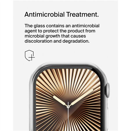 Belkin Temp.Curve 2in1 360 antib Displ.Apple Watch 10, 46mm tras.