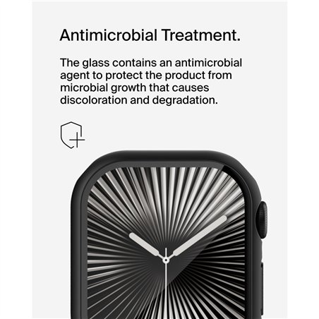 Belkin Temp.Curve 2in1 360 antib Displ.Apple Watch 10, 46mm nero