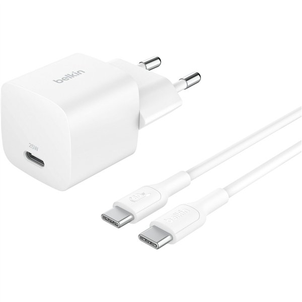 Belkin BOOST Charge 25W USB-C bi Lad.PD/PPS 1m K. WCA012kq1MWH-B6