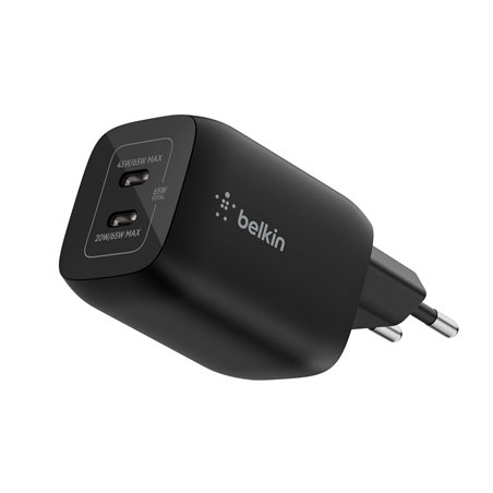 Belkin Gaming USB-C caricatore 65 Watt, GaN nero ENA007kqBK