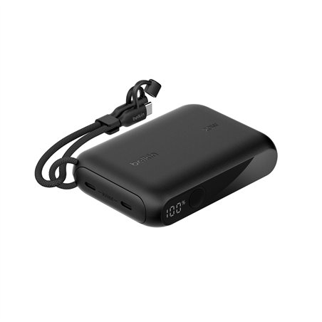 Belkin Powerbank 10.000mAh nero display PD 20W USB-C BPB027hqBK