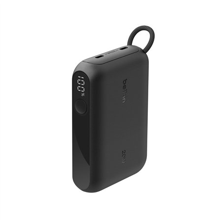 Belkin Powerbank 10.000mAh nero display PD 20W USB-C BPB027hqBK