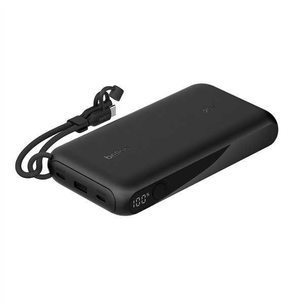 Belkin Powerbank 20.000mAh nero display PD 20W USB-C BPB028hqBK