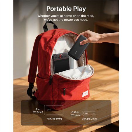 Belkin Gaming Powerbank 20000mAh 30w integr.USB-C cavo ENA013hqBK