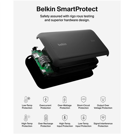 Belkin Gaming Powerbank 20000mAh 30w integr.USB-C cavo ENA013hqBK