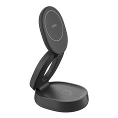 Belkin Boost Charge adjustable mag.2-in-1 Ch.Qi2 bl. WIZ035kqBK 2