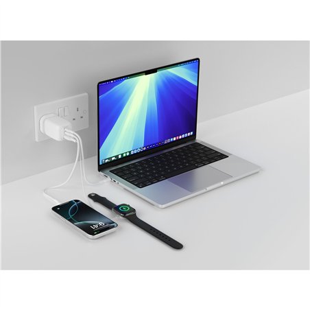 Belkin BOOST Charge 100W USB-C caricaba. 2xUSB-C/1xA WCH016hqWH