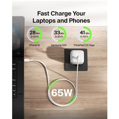Belkin BOOST Charge 65W USB-C caricatore PD e PPS WCA011kqWH 2