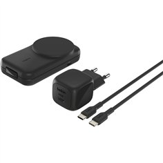 Belkin UltraCharge 25W Qi2 magn. 2-in-1 Lad.klappb.sw. WIZ038kqBK