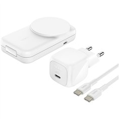 Belkin UltraCharge 25W Qi2 magn. 2-in-1 Lad.klappb.ws. WIZ038kqWH
