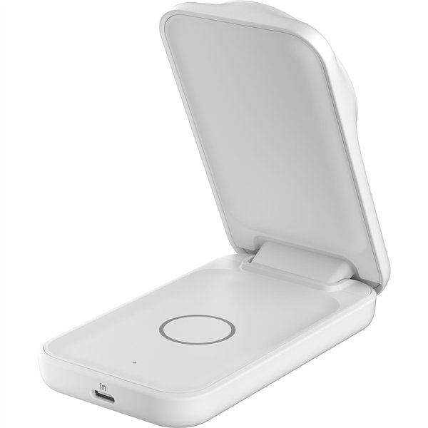 Belkin UltraCharge 25W Qi2 magn. 2-in-1 Lad.klappb.ws. WIZ038kqWH