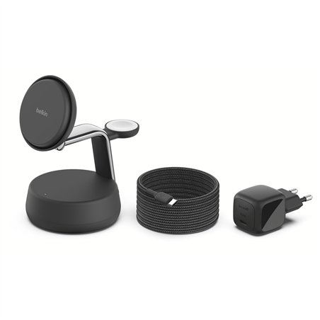 Belkin UltraCharge Pro 25W Qi2 mag.3-in-1 Ladest.sw. WIZ040kqCH