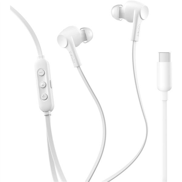 Belkin SoundForm InEar-Kopfhörer ANC USB-C Kabel weiß G3H0003hqWH