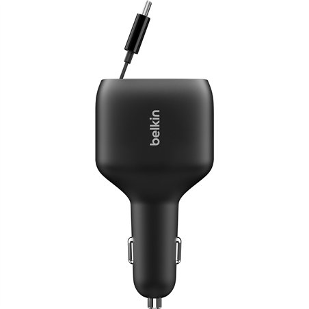 Belkin Boostcharge Kfz-Ladegerät 75W ausz. USB-C Kabel CCC001hqBK