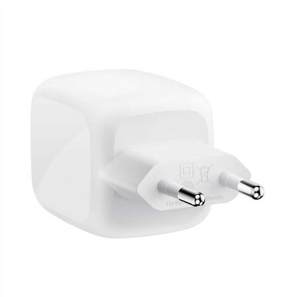 Belkin caricatore Dual USB-C 67W PD PPS+2m cavo WCH020kq2MWH-B6