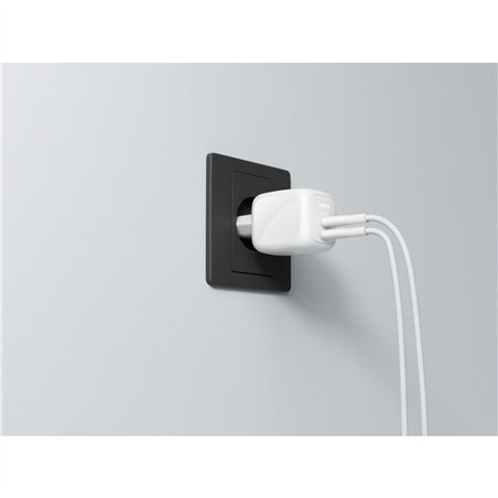 Belkin caricatore Dual USB-C 67W PD PPS+2m cavo WCH020kq2MWH-B6