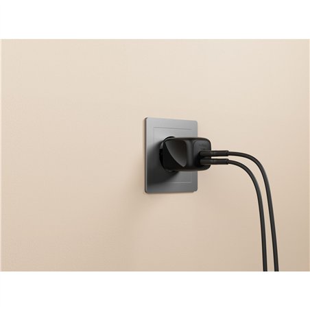 Belkin caricatore Dual USB-C 50W PD + PPS , nero       WCH019kqBK